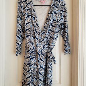 Lilly Pulitzer Karlie Wrap Romper Size S